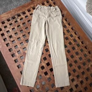 Lands End girls khaki uniform pants size 10 tall